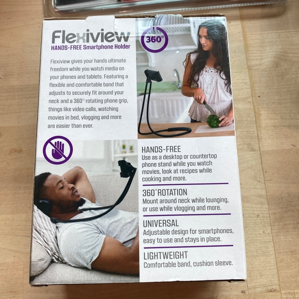 NWT flex view hands-free smartphone holder new in sealed box - Picture 3 of 4